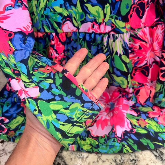 Lily Pulitzer girls size S (4-5) dress and Rare mommy’s matching jacket size S - Picture 7 of 10